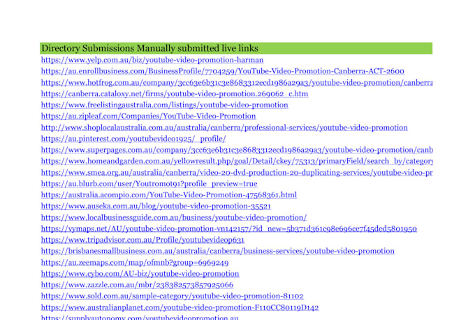create best australia 500 local citations for seo ranking